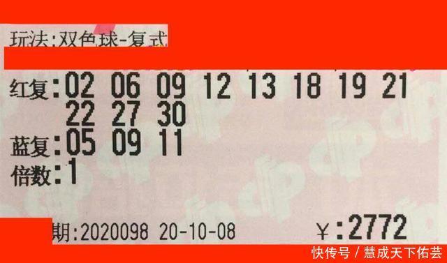 双色球|20098期双色球晒票,大复式即将爆发,千万大奖何去何从