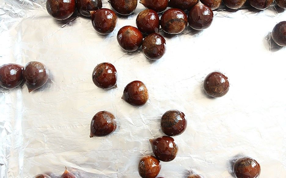 教你用|9月板栗笑哈哈，教你用烤箱做板栗，香甜软糯又好剥，比买的好吃