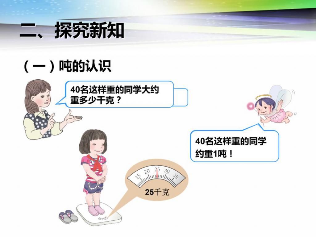  数学|人教版数学三年级上册3.3《测量：吨的认识》精讲