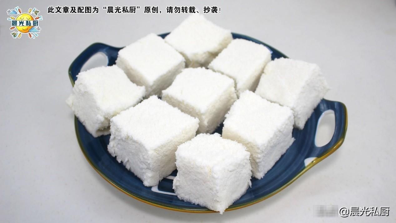 传统|传统甜点蒸米糕,教你如何正确判断,桂花糕中米粉与水的比例