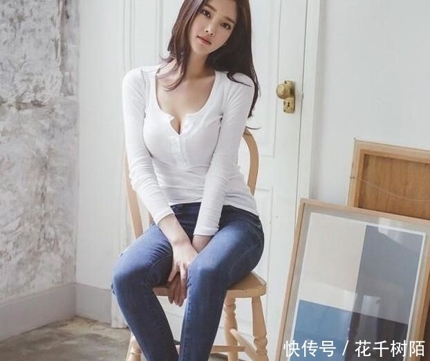 美女|干练洒脱的牛仔裤美女,穿出美好身姿