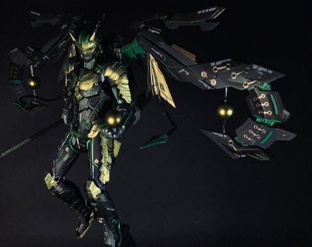  装甲|机动奥特曼与高达模型的混搭奥特装甲「月零」