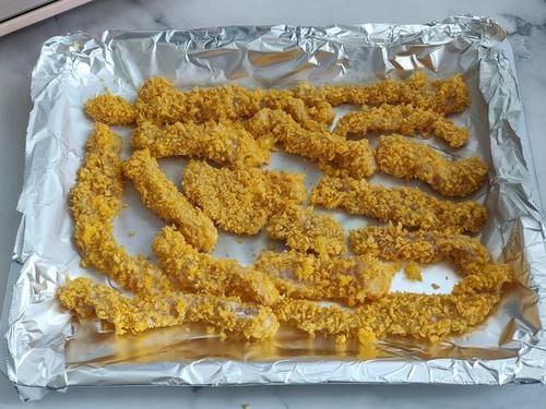 空气炸烤箱|香酥鸡柳在家轻松做,外酥里嫩超好吃,绝对让隔壁小孩都馋哭了