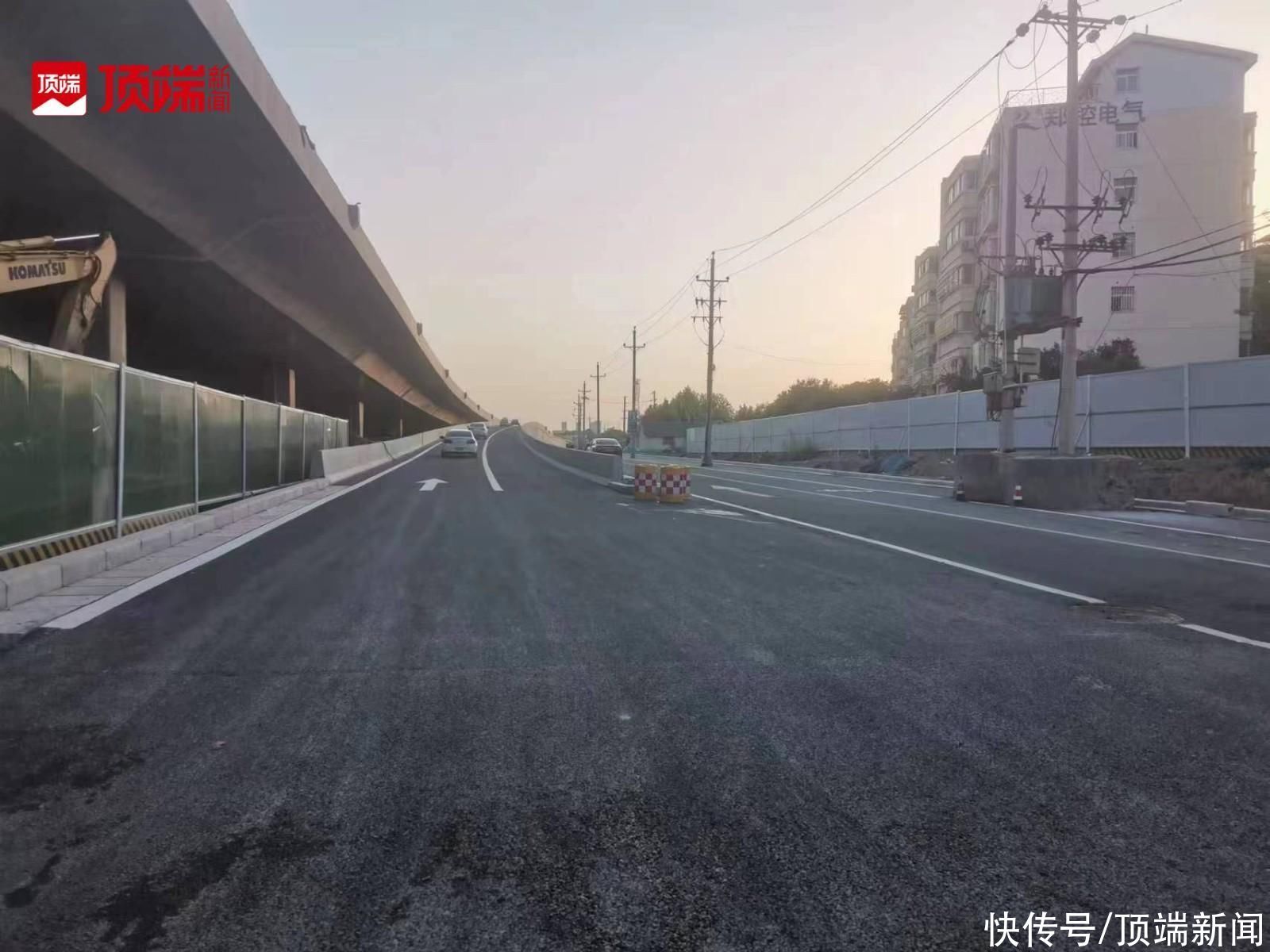 通了！今天起，郑州彩虹桥电厂路以西北侧道路正式通车