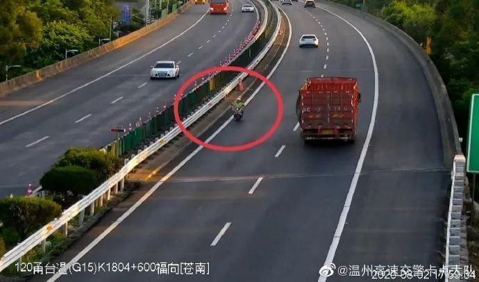  惊人|苍南高速上一女子做出惊人举动