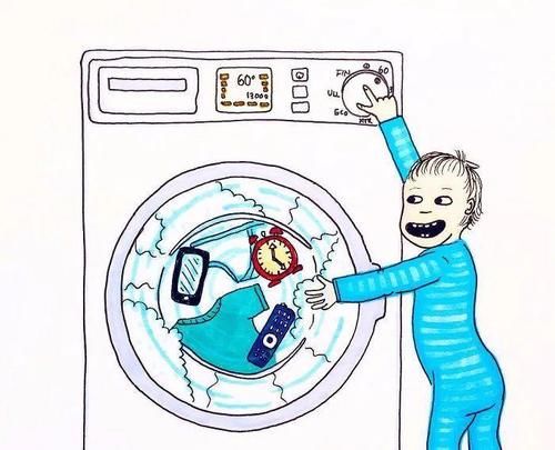  画下|一位妈妈用“怪异”的画风，画下她与熊孩子的日常，感动无数父母