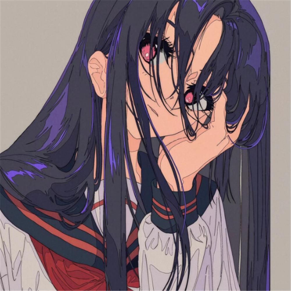 而过|甜丧·低糖·动漫头像:你携水而过,并不代表拥有这条星河