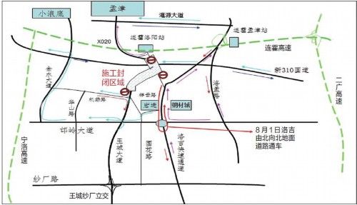 围挡|王城大道快速路机场路立交以北段围挡施工