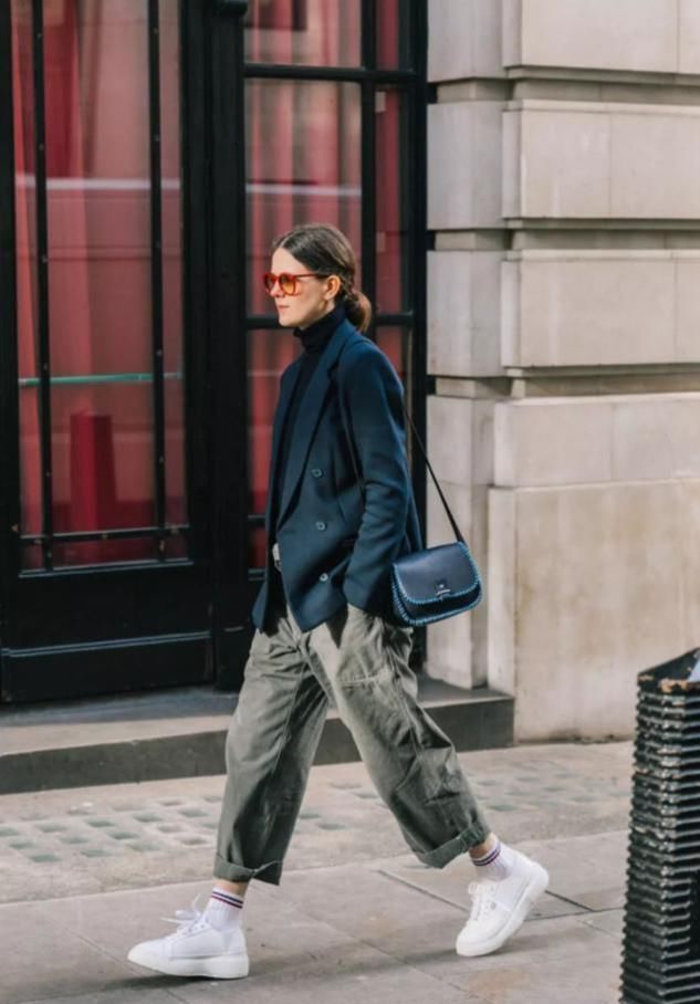 组合|最近火了一种穿搭, 叫“西装+运动鞋”,舒适百搭又不失气质