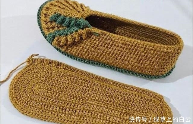  万能|拆下旧鞋子的鞋底，钩织几双万能平底鞋，天天都有新鞋穿，附教程