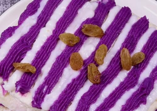 山药|分享一款紫薯山药千层糕,简单的烹饪,营养又香甜,孩子特喜欢