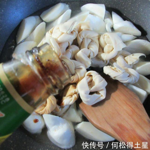 结烧|千张结烧茭白,味道清新,家常味道