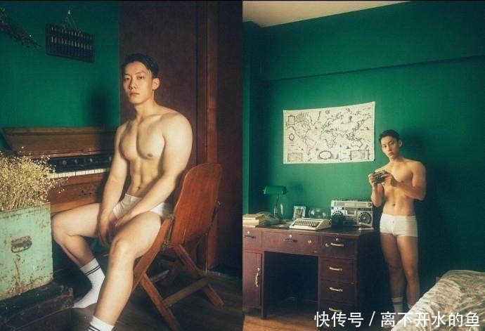 肌肉|爱健身的95后,雕刻出满身肌肉化身模特出镜,气质不输陈坤