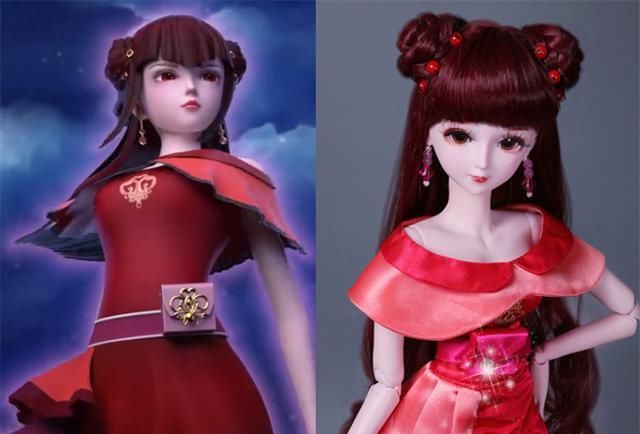  娃娃|叶罗丽现实版的娃娃形象，齐娜头发变长了，白光莹和曼多拉变美了