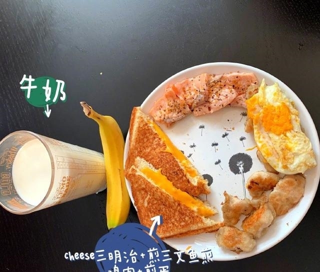  鸡蛋油条|看海清晒的早餐，网友们大赞：这位妈妈明星不一般，厉害了