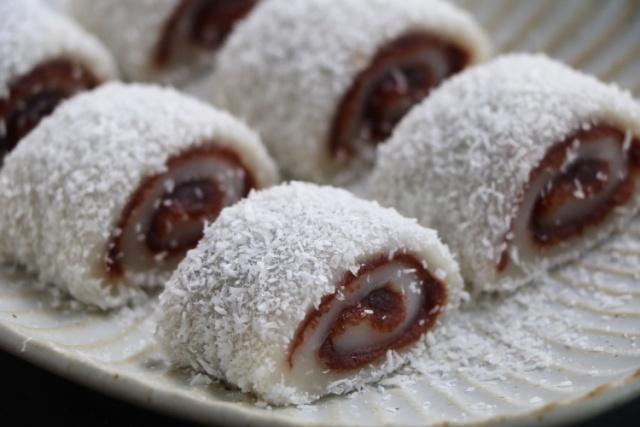  味道|糯米小甜点，2分钟学会蒸一蒸卷一卷，小白也可一展身手