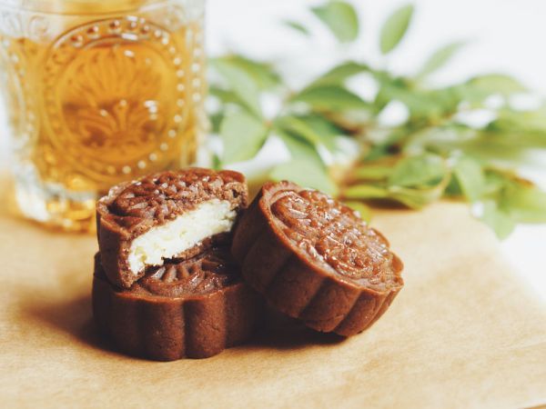  奶酪|可可脆皮奶酪月饼