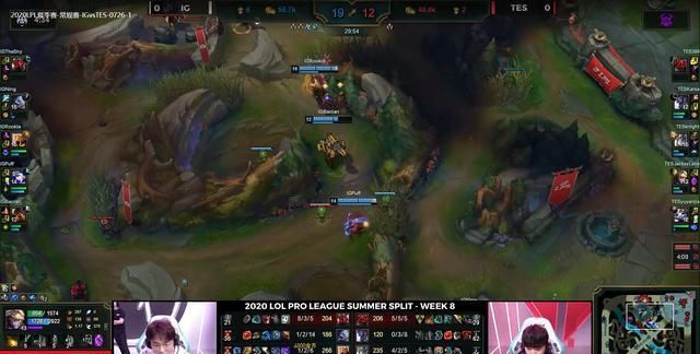  TES|LPL忍界大战尘埃落定，IG连拿两局险胜TES，积分榜第二！