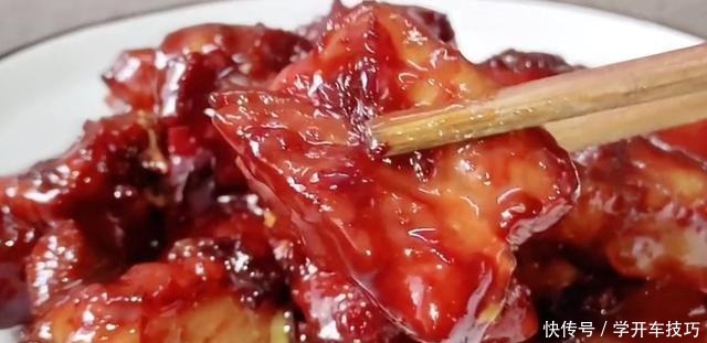 红亮|2分钟教你糖醋排骨做法,色泽红亮,酸甜适口又酥烂,比饭店好吃