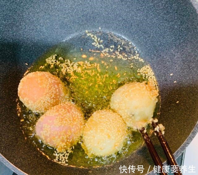  好吃|炸汤圆，香甜好吃