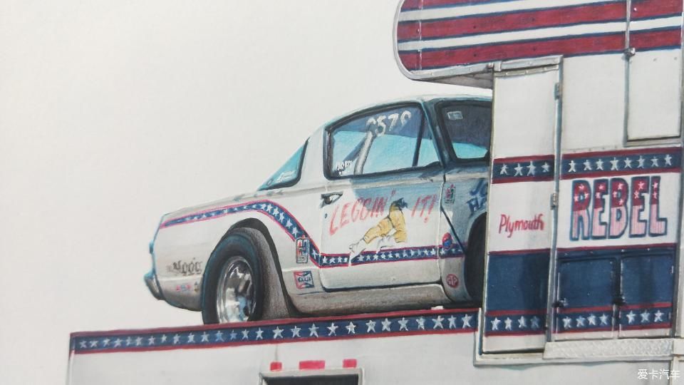  马克笔|汽车手绘半年报告 # 接触车手绘就是从一辆雷凌开始