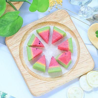 倒入|果蔬西瓜糕的做法