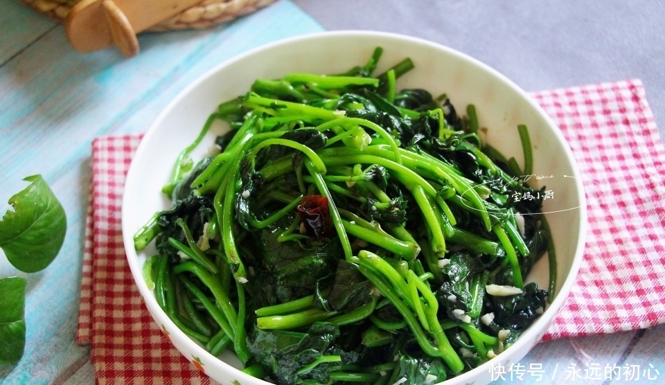 舒服|和红薯是一家的菜,4元一把,晚餐来一盘,吃着肠胃舒服还减肉