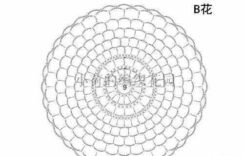 长裙|钩针编织一线连拼花半身裙，气质浪漫长裙你也可以织，附图解教程