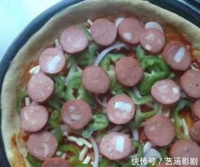 诱惑|美食诱惑,自制的简易版披萨,味道还是很不错的