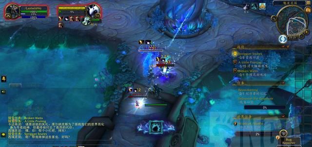  战神|魔兽世界前瞻：炽蓝仙野盟约战役 邦桑迪的老大和月夜战神的诅咒