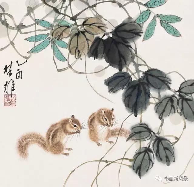  松鼠|看他画的小松鼠，绝对是一种享受！