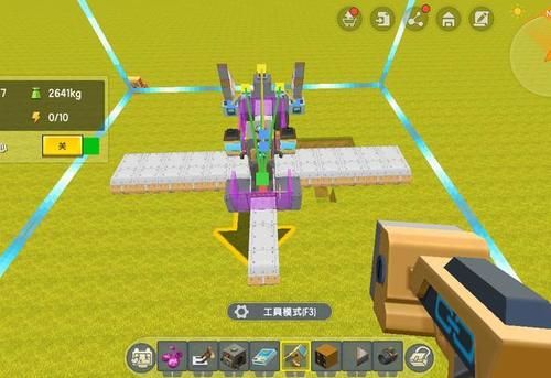  轰炸机|迷你世界：飞梦挑战100秒建造“轰炸机”，威力太强，操作失误爆炸！