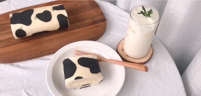  详细|奶牛色的毛巾卷你吃过吗？速来围观2人食网红烘焙详细教程