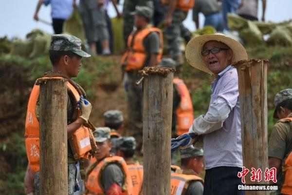 银发|安徽巢湖：唐马圩防汛一线的“银发战士”[组图]