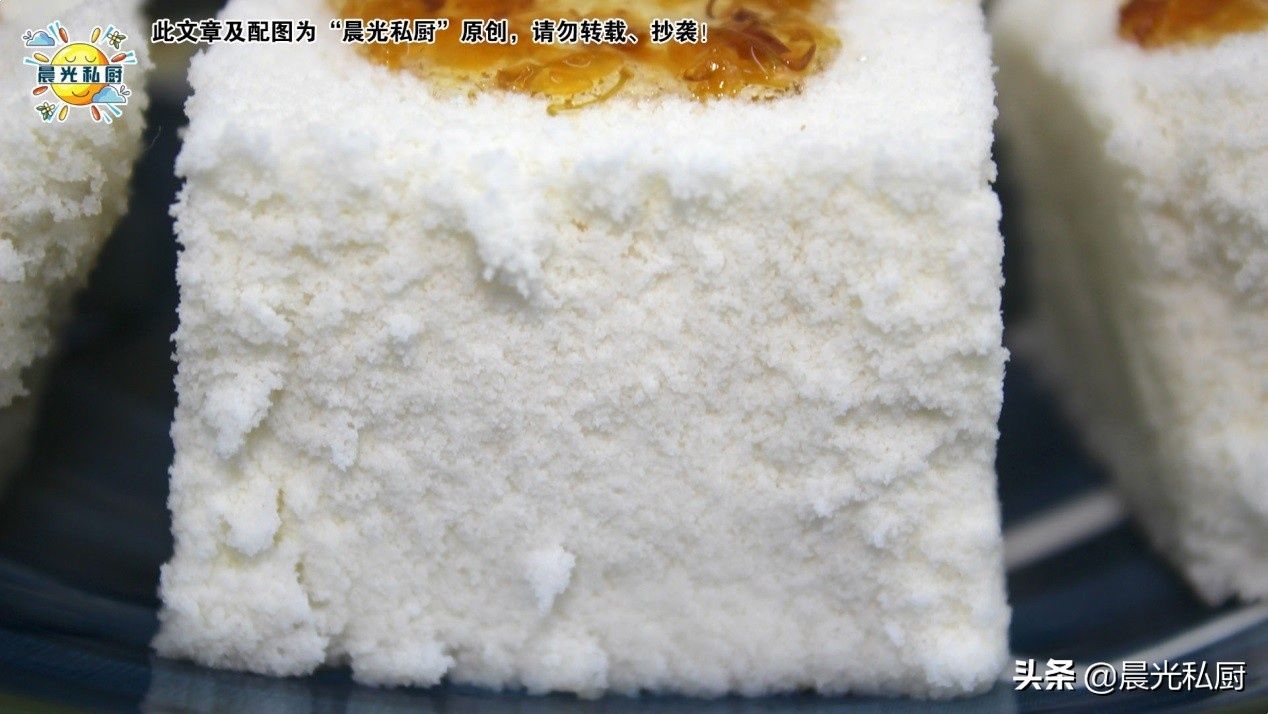 传统|传统甜点蒸米糕,教你如何正确判断,桂花糕中米粉与水的比例