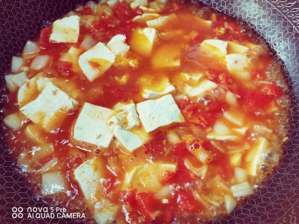 鸡蛋|西红柿鸡蛋豆腐汤