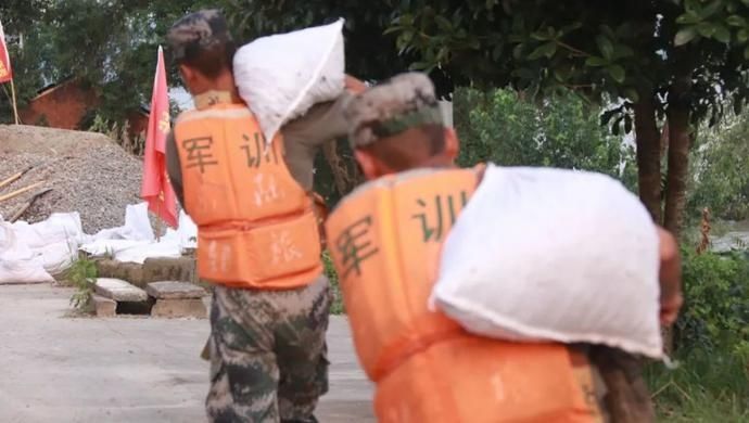  勇士|这，就是抗洪勇士们的肩膀，坚如铁、硬如钢！