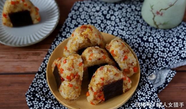 胡萝卜|换着花样吃米饭,美味饱腹配料多,比寿司简单,当早餐正合适