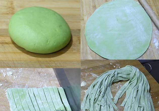  筋道|三伏天，做一锅菠菜鸡蛋凉面，口感筋道，清爽不油腻，一碗不够吃