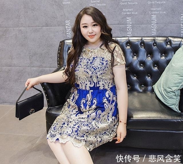 女人味|谁说微胖妹子没有女人味?连衣裙穿对了,照样美翻了