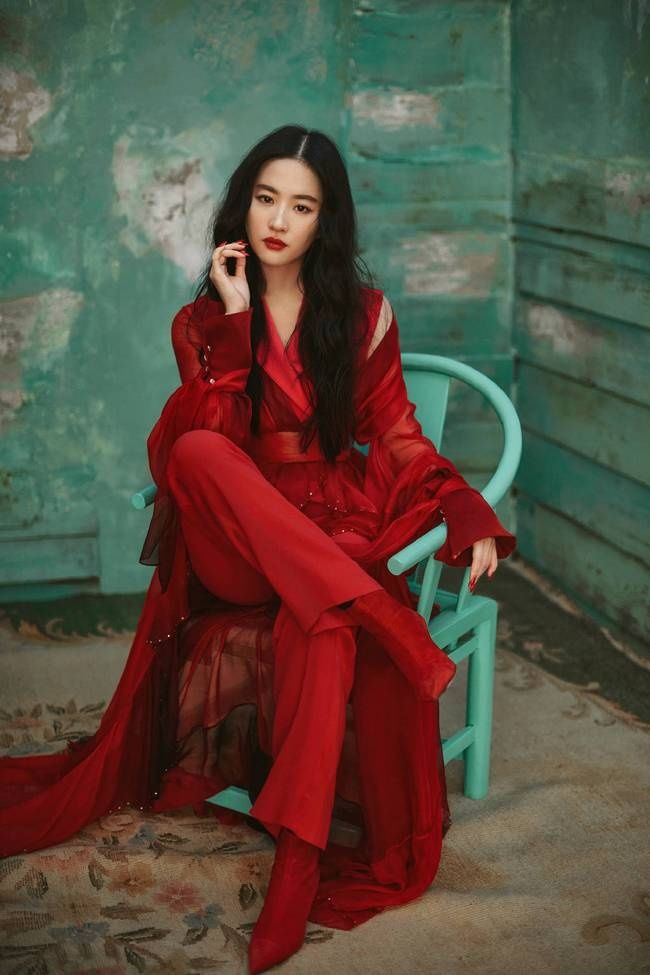  古典|人间花木兰！刘亦菲东方古典写真又美又飒