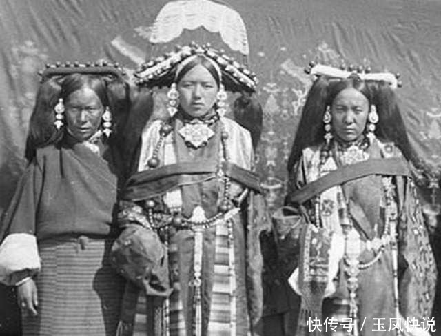 比裹|清末老照片:漂亮的藏族女孩,比裹小脚的满汉女子好看多了