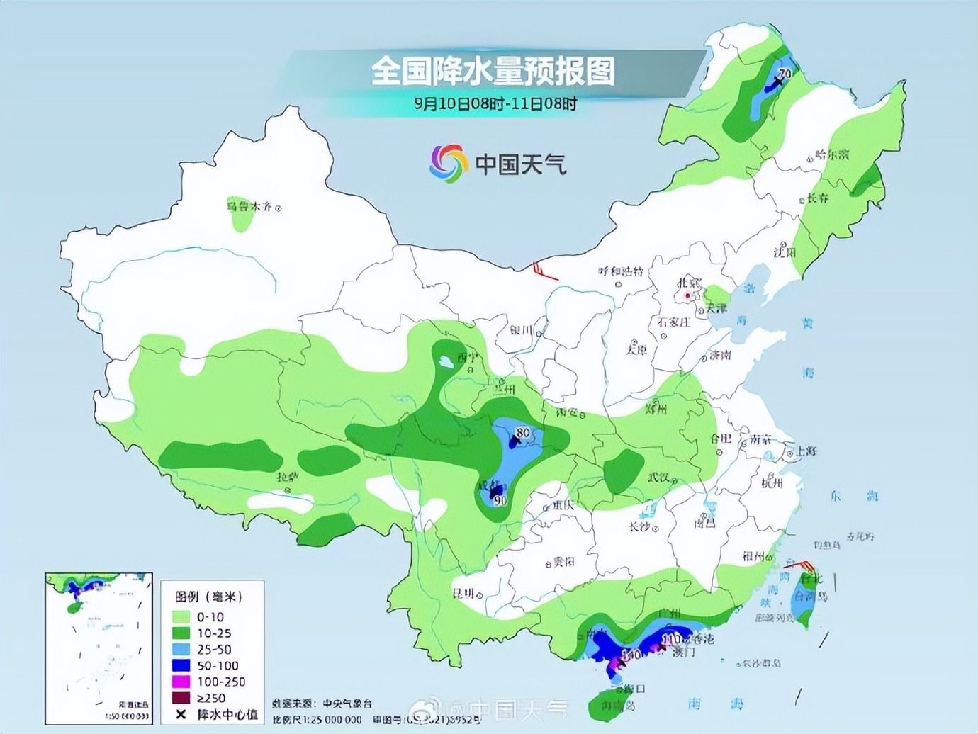 冷空气持续影响，华北东北多地将迎明显降雨降温