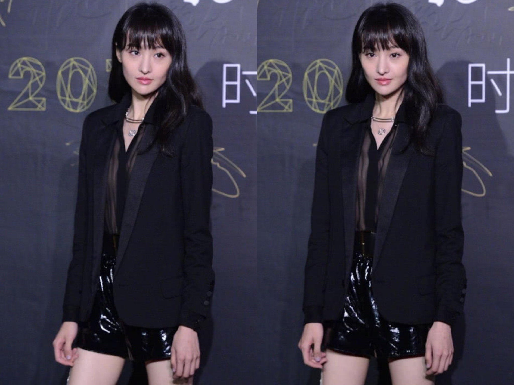 少女|郑爽粉蓝纱裙搭配帆布鞋,很是少女感,少女爽妹子似乎又回来了!