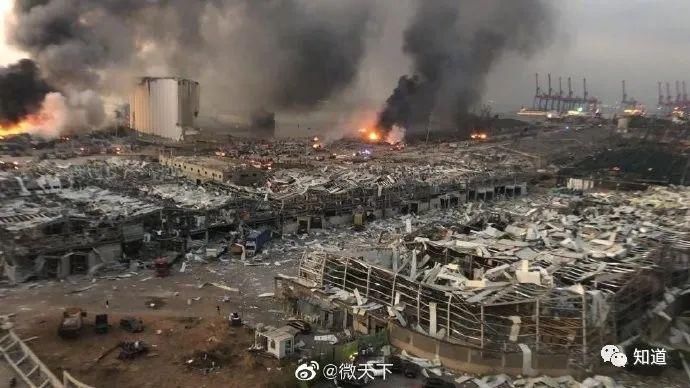贝鲁特港口|地震台网记录到了此次爆炸,震级3.3,震源深度0公里