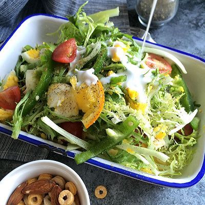 胡椒|苦苣橙香减脂沙拉