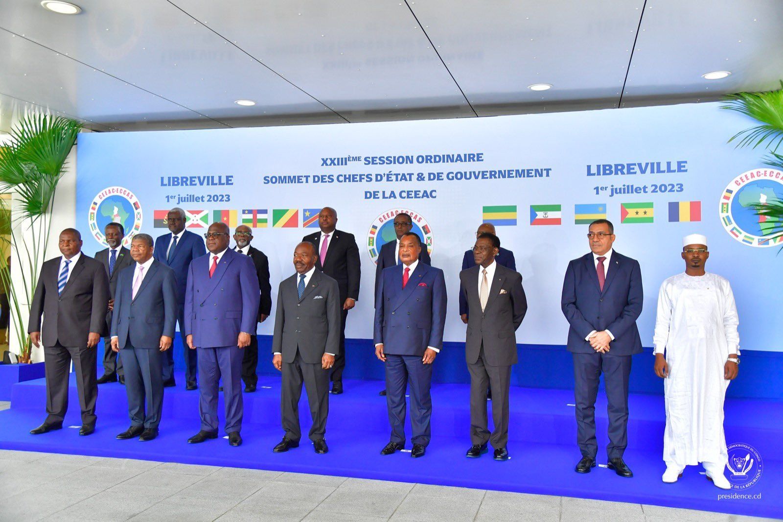 中部非洲国家经济共同体国家元首大会第23届常务会议在加蓬举行