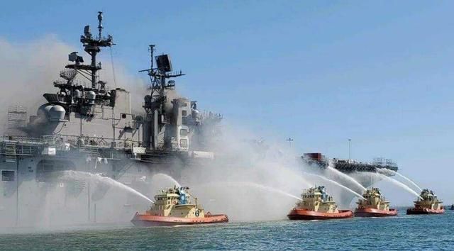  大火终于|雪上加霜！美舰“好人理查德”号大火扑灭后，多名船员确诊新冠