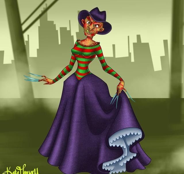  迪士尼|迪士尼公主变成恐怖“怪物”，丧尸让人害怕，吸血鬼画风妖娆！