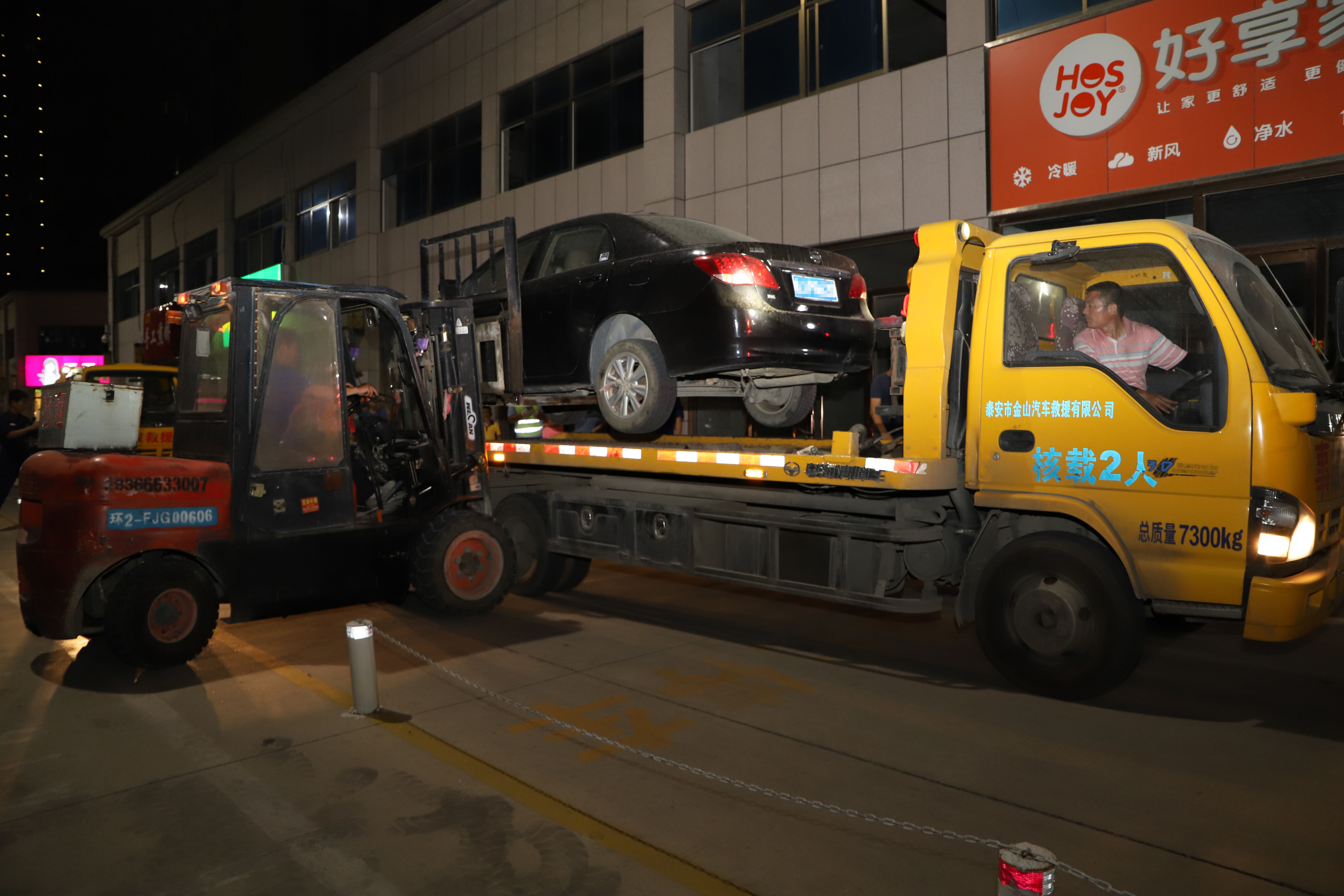 专项|山东泰安多部门联合开展打通“生命通道”专项治理夜查行动